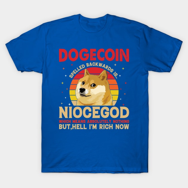 Dogecoin Millionaire T-Shirt by satoshirebel